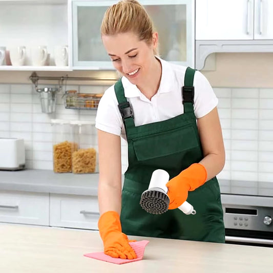 Wireless Electric Cleaning Brush Housework Kitchen Dishwashing Brush Bathtub Tile Professional Cleaning Brush Labor Savin